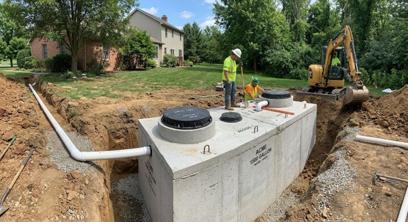 Sewage Tank Installation in Austin, TX