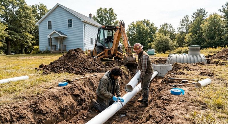 Sewage Tank Installation in Columbus, OH