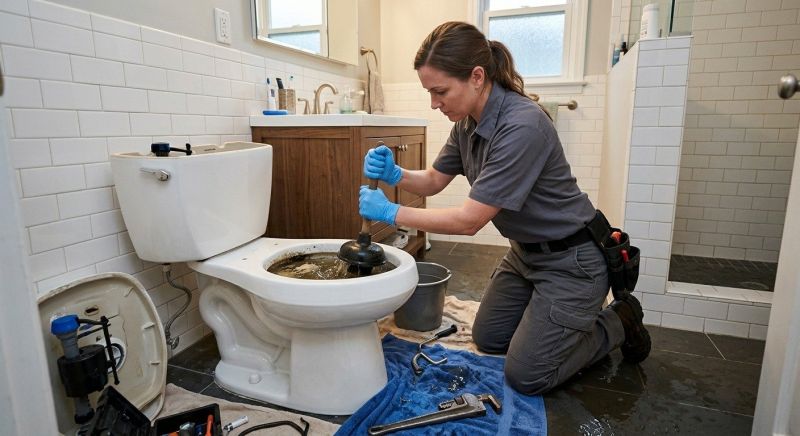 Toilet Drain Repair in Denver, CO