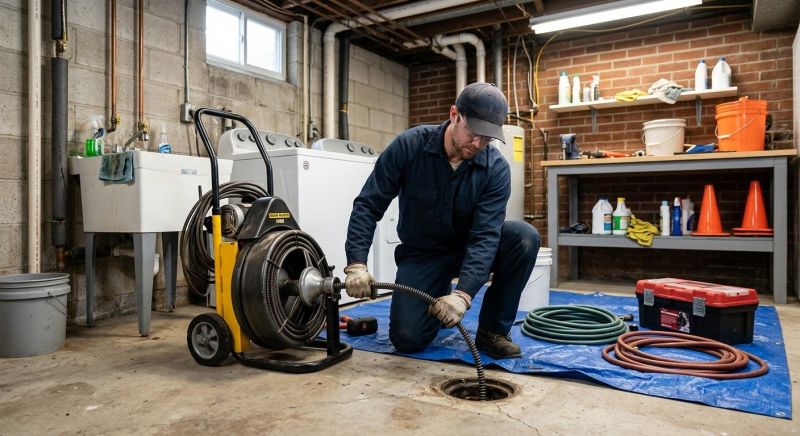Basement Drain Clearing in Columbus, OH