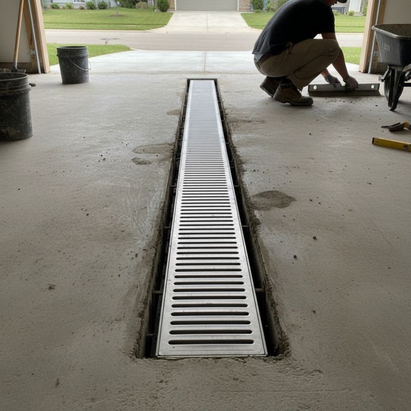 Garage Drainage Installation in Charlotte, NC