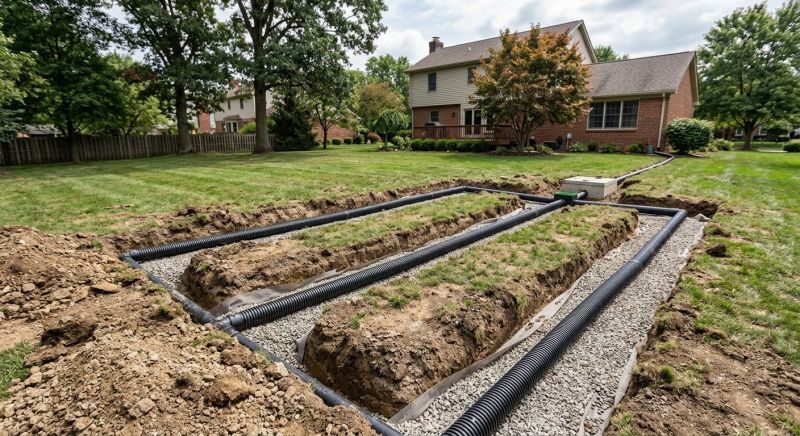 Leach Field Installation in Austin, TX
