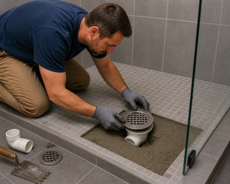 Shower Drain Installation in Charlotte, NC