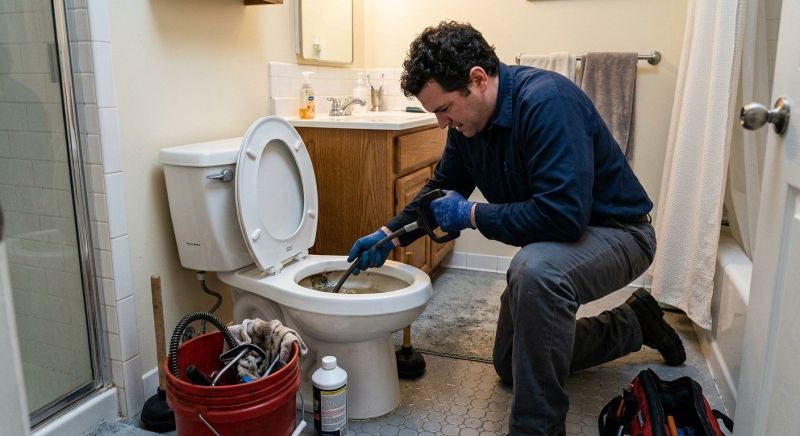 Toilet Augering in Columbus, OH